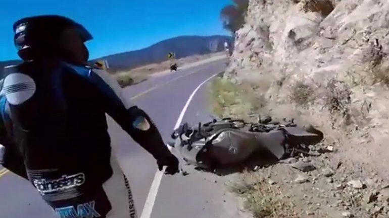 Κατέγραψε με κάμερα τη σύγκρουσή του!